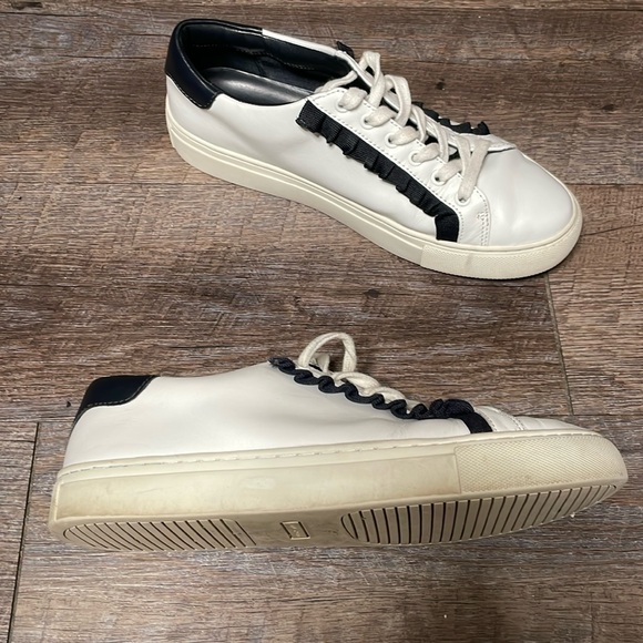 Tory Burch sport ruffle leather sneakers